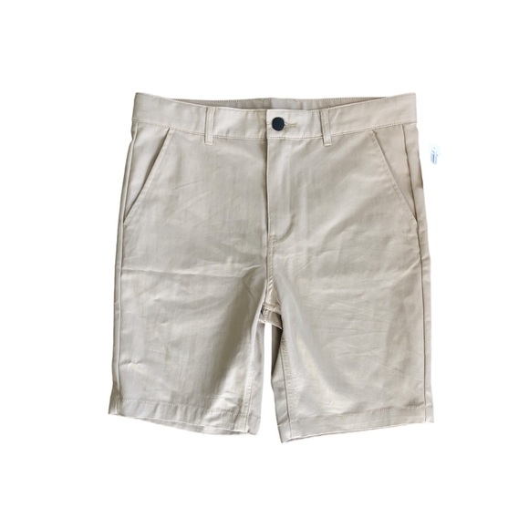 Old Navy Tan Quick Dry Uniform School Tech Chino Shorts 12 Plus NWT - Picture 1 of 10